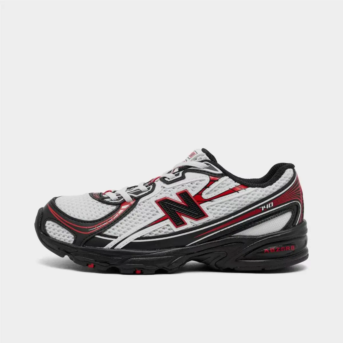 Little Kids` New Balance 740 Casual Shoes White/black/red P74089R 020