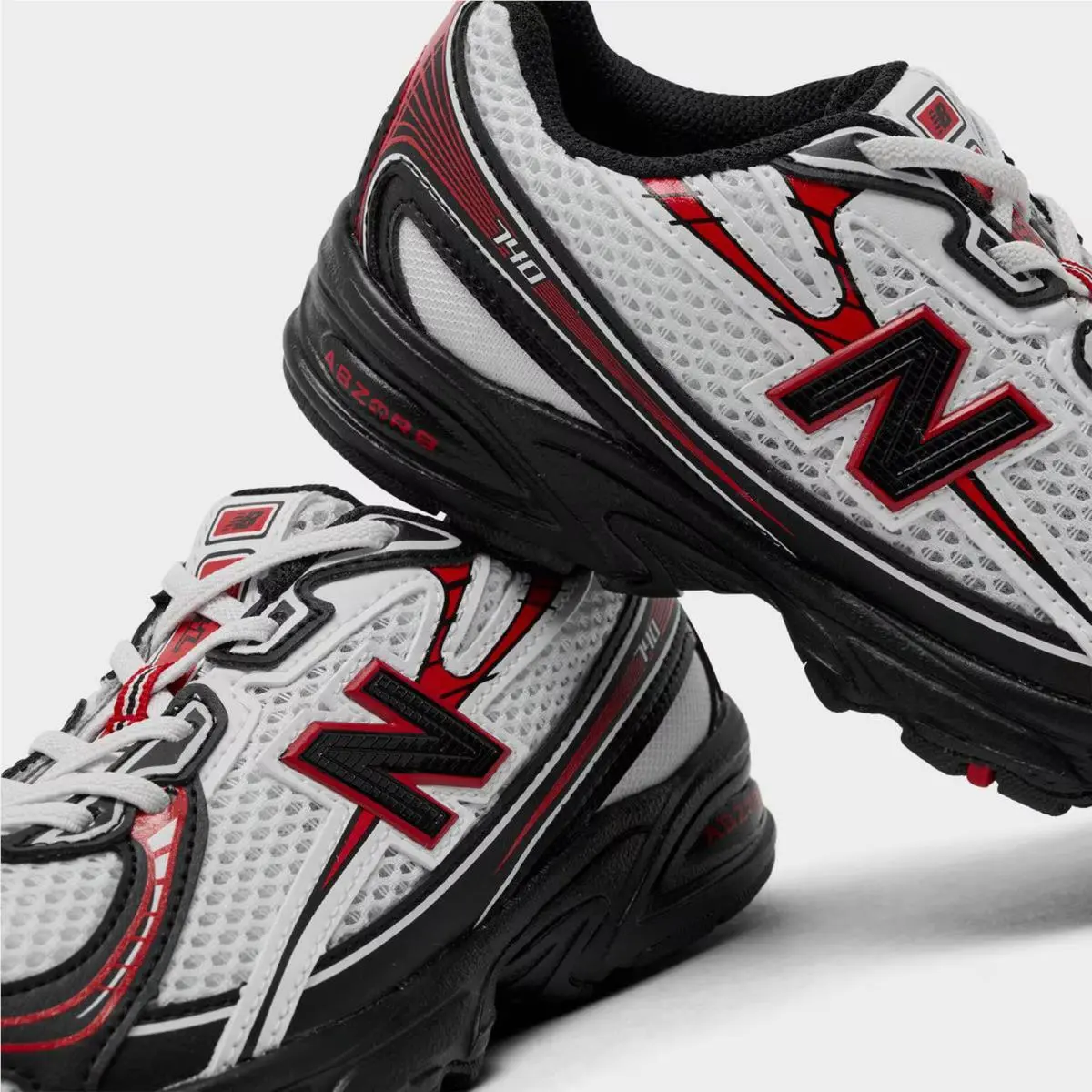 New Balance shoes - P74089R 020 - White/Black/Red 0