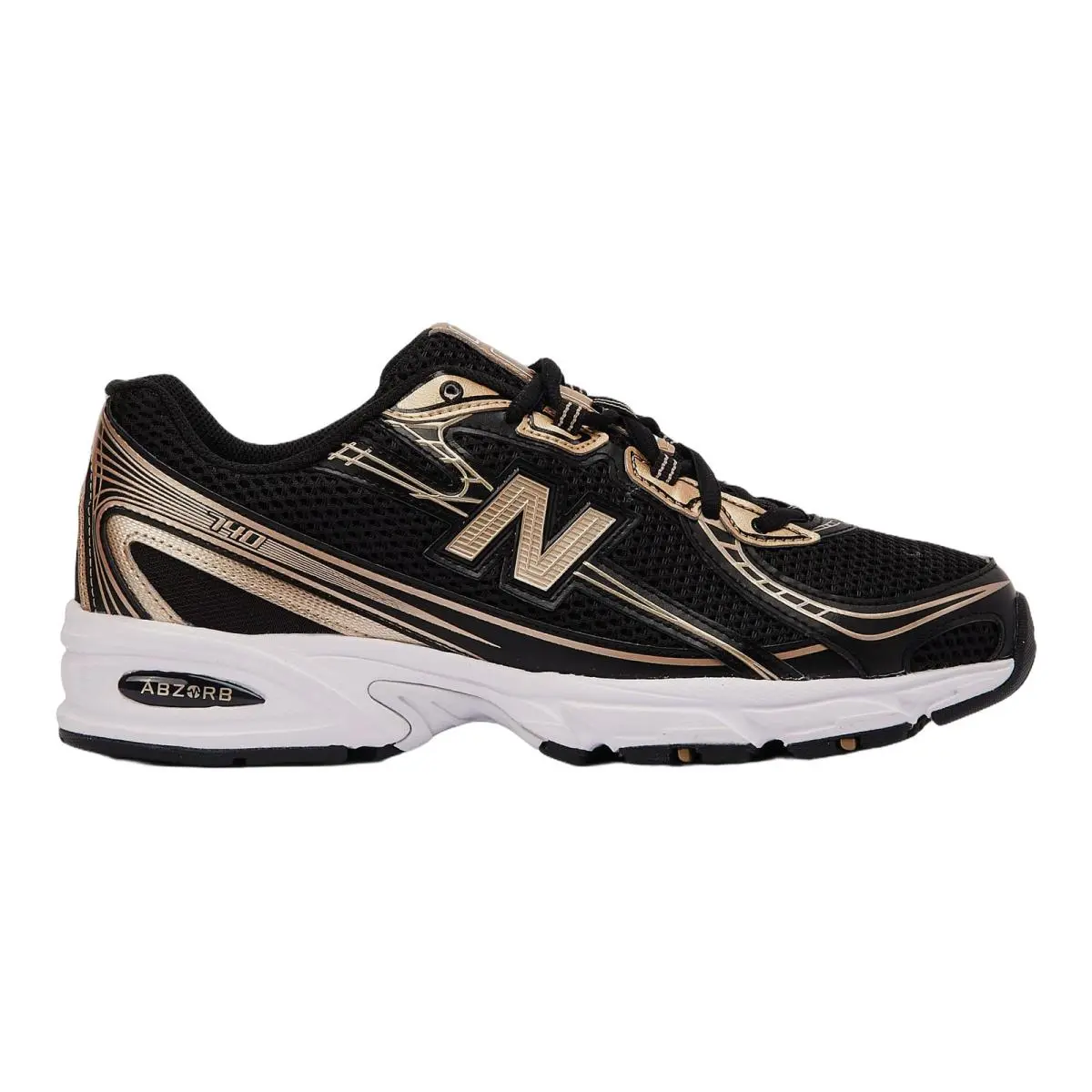 New Balance shoes - New Balance 740 - U740BG2 - Black/Black Cement/Castlerock/Gold Metallic 5