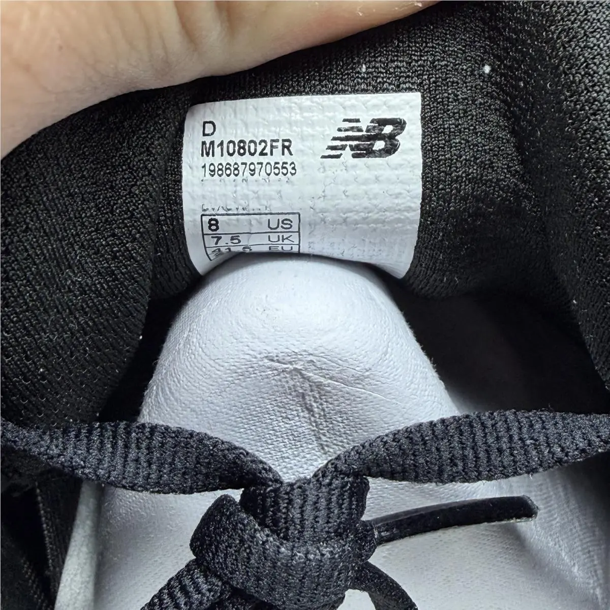 New Balance shoes - New Balance 1080 - M10802FR - Black (UPC: 0198687970553) 10