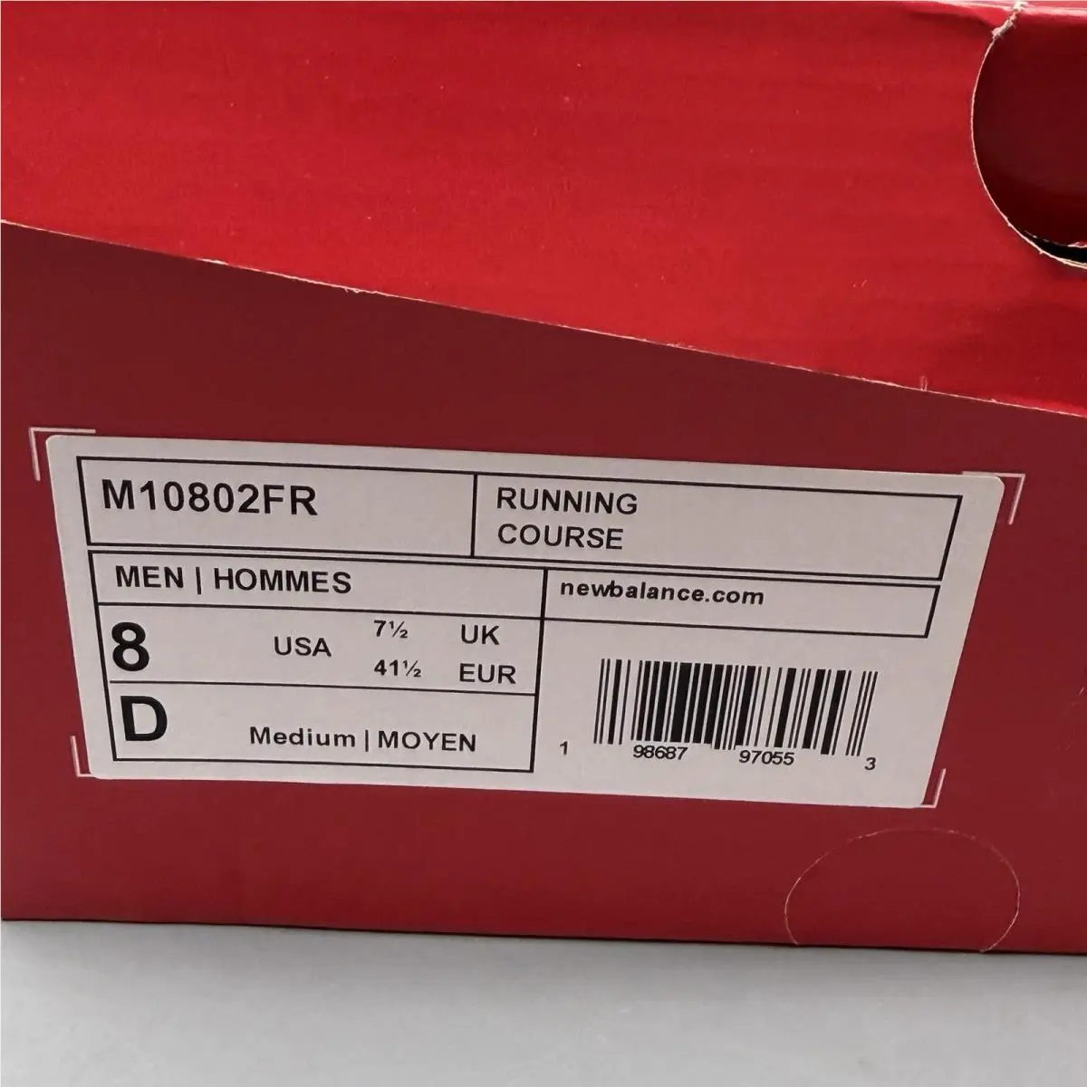 New Balance shoes - New Balance 1080 - M10802FR - Black (UPC: 0198687970553) 12
