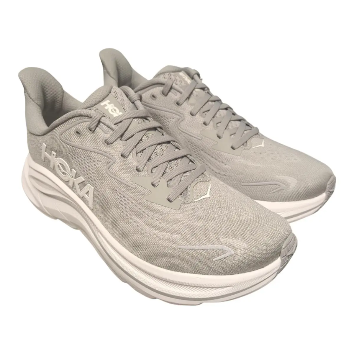 Hoka One One Men`s Clifton 10 Comfort Lace Up Low Top Athletic Sneaker