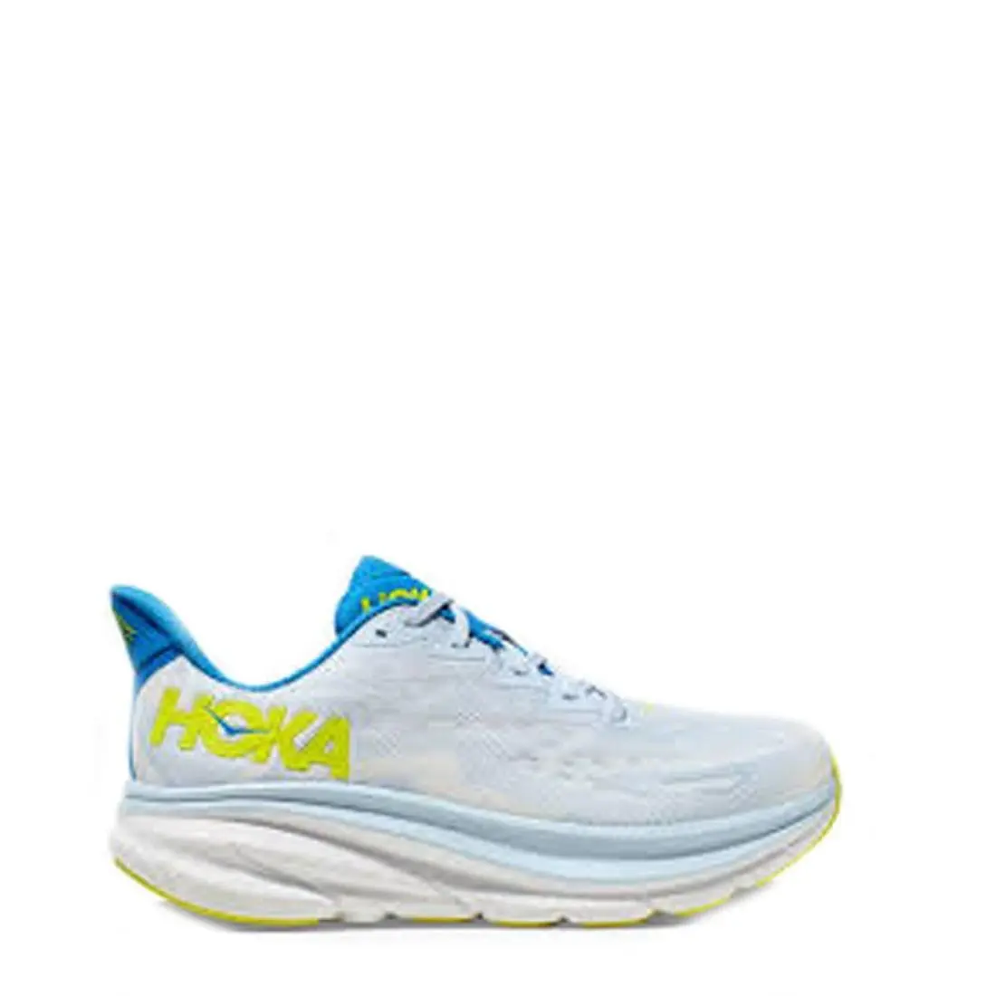 Hoka One One Clifton 9 Ice Water Evening Primrose Men`s Shoes 1127895-IWEP - Blue