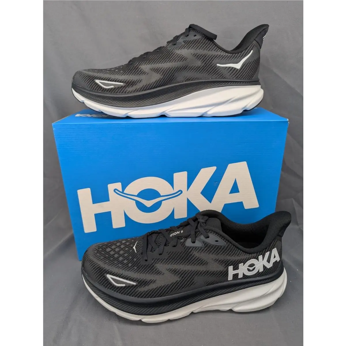 Hoka shoes - Hoka One One HOKA Clifton 9 - 1127895-BWHT - Black 0