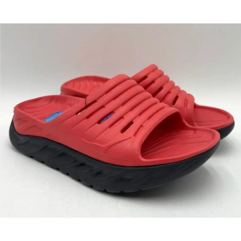 Hoka Ora Recovery Emberglow 1099674 Women`s Slide Sandal Pink US Size 5