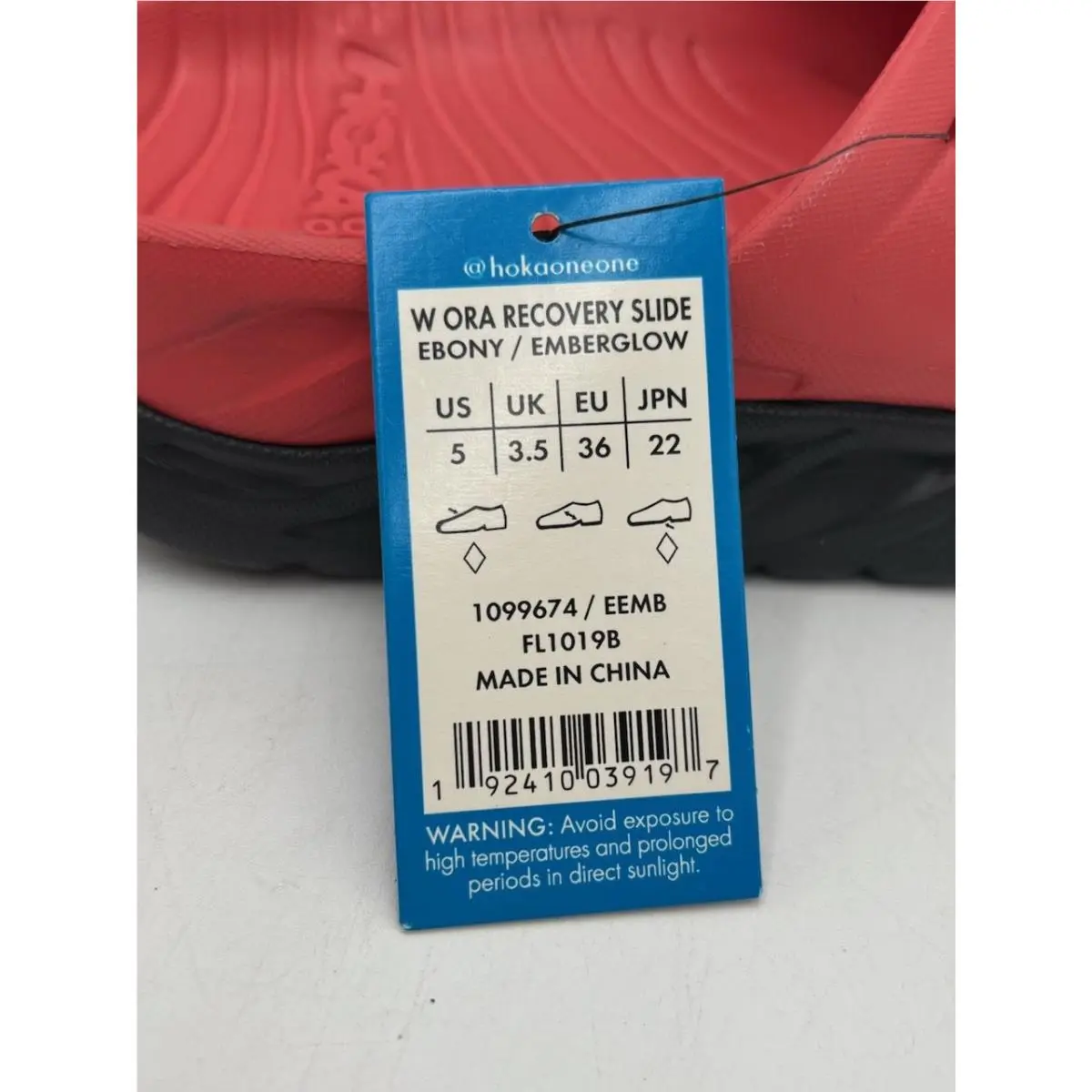 Hoka shoes - Hoka ORA RECOVERY EMBERGLOW 1099674 - Pink 8