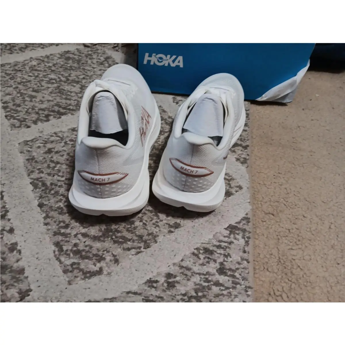 Hoka shoes - HOKA ONE ONE MACH 7 - 1171938 FTRS - Frost (UPC: 198605585708) 8