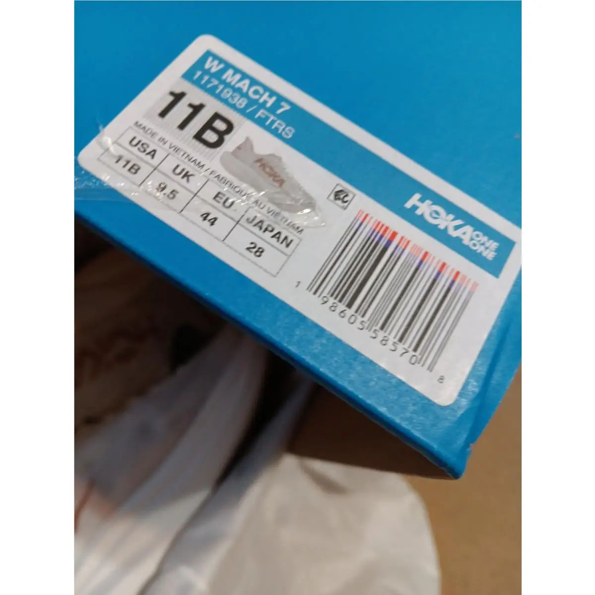 Hoka shoes - HOKA ONE ONE MACH 7 - 1171938 FTRS - Frost (UPC: 198605585708) 1