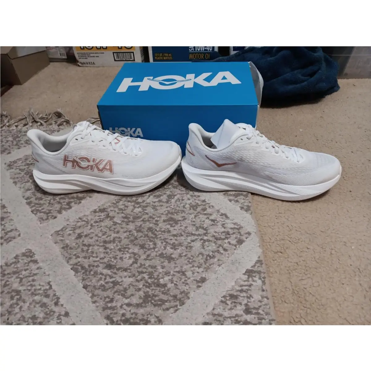 Hoka shoes - HOKA ONE ONE MACH 7 - 1171938 FTRS - Frost (UPC: 198605585708) 2