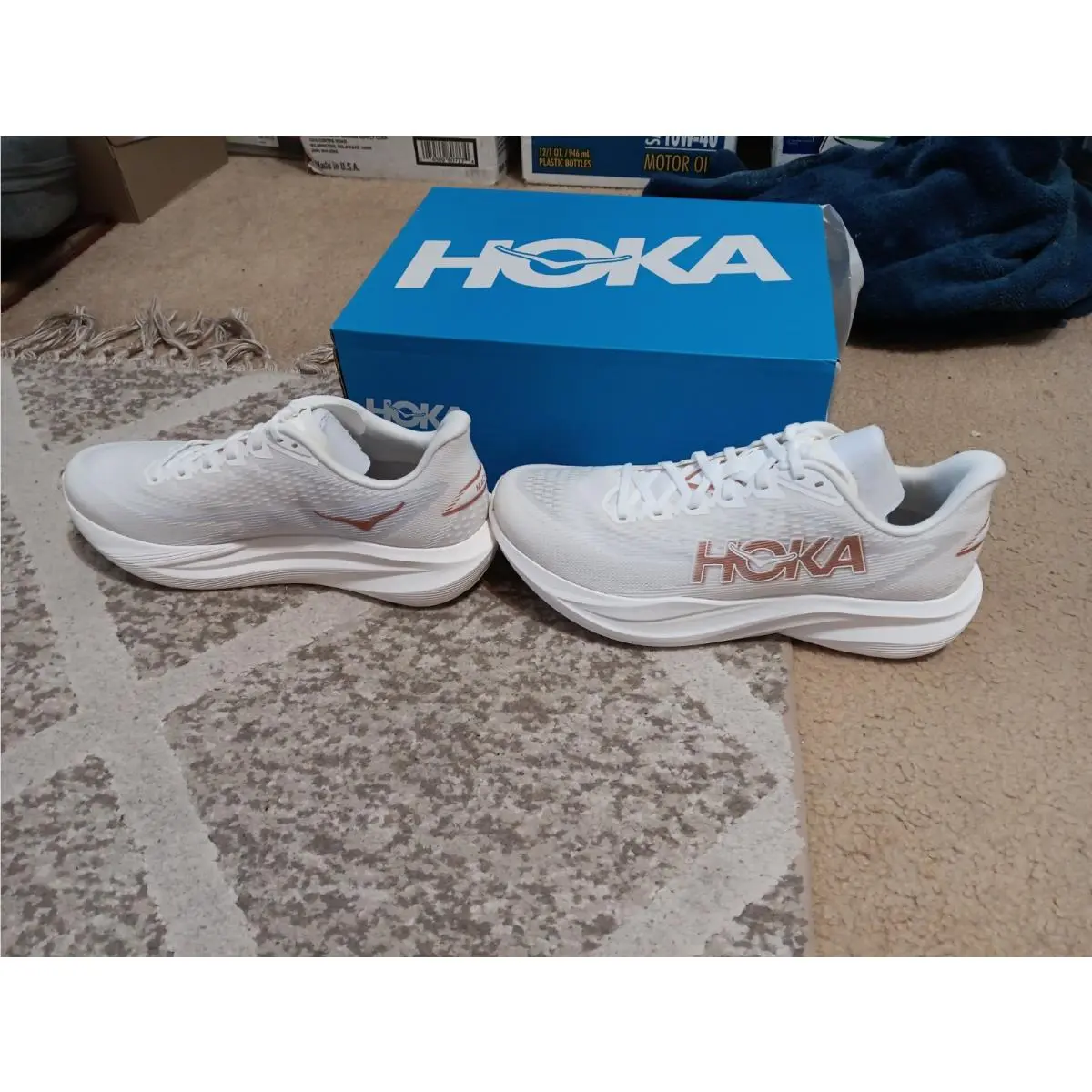 Hoka shoes - HOKA ONE ONE MACH 7 - 1171938 FTRS - Frost (UPC: 198605585708) 5