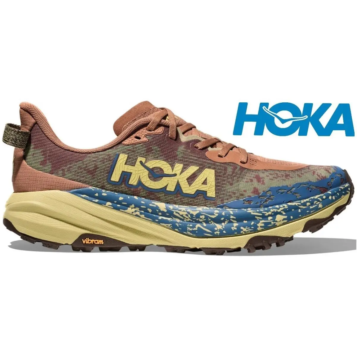Hoka Speedgoat 6 Trail Run Shoes 40 mm Stack Height Traction Lug Sole US Mens 10