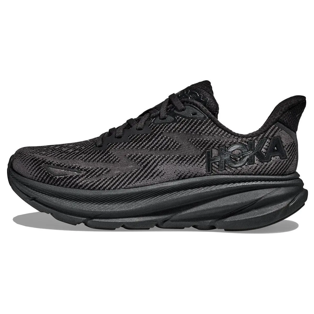 Hoka Women``s Clifton 9 Everyday Running 11 US Black/black
