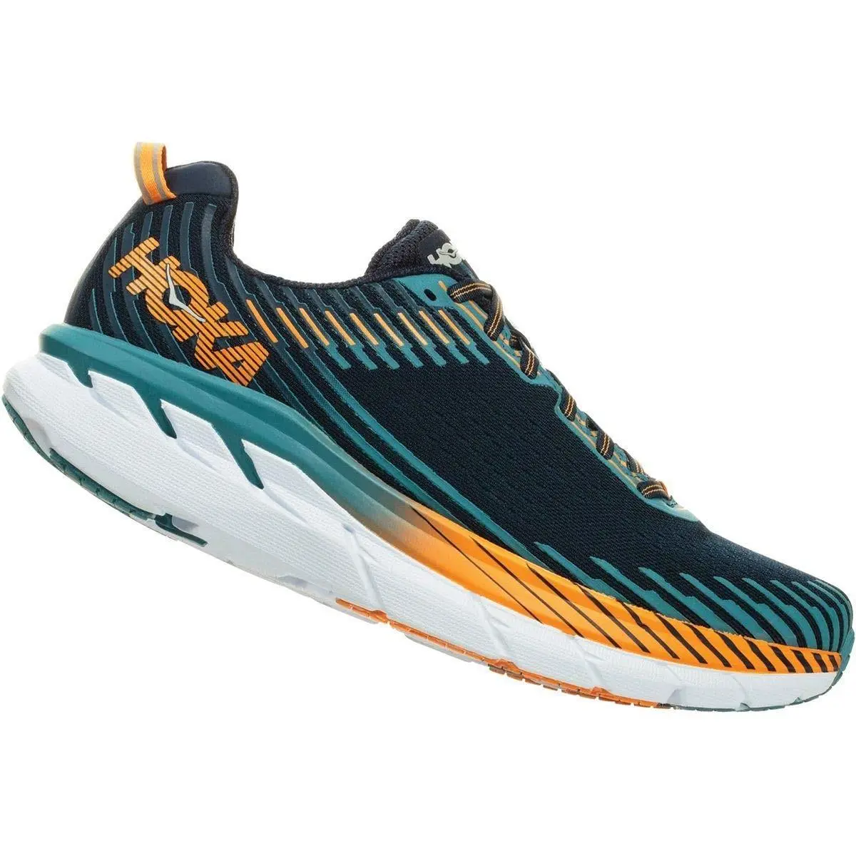 Hoka Men`s Clifton 5 Running Shoes 8 US Medium Hoka Rarest Model Color