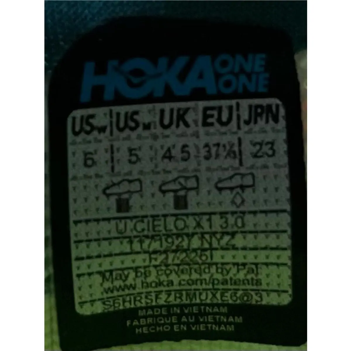 Hoka shoes - Hoka One One Cielo X - 1171927 - Greenish-Yellow 9