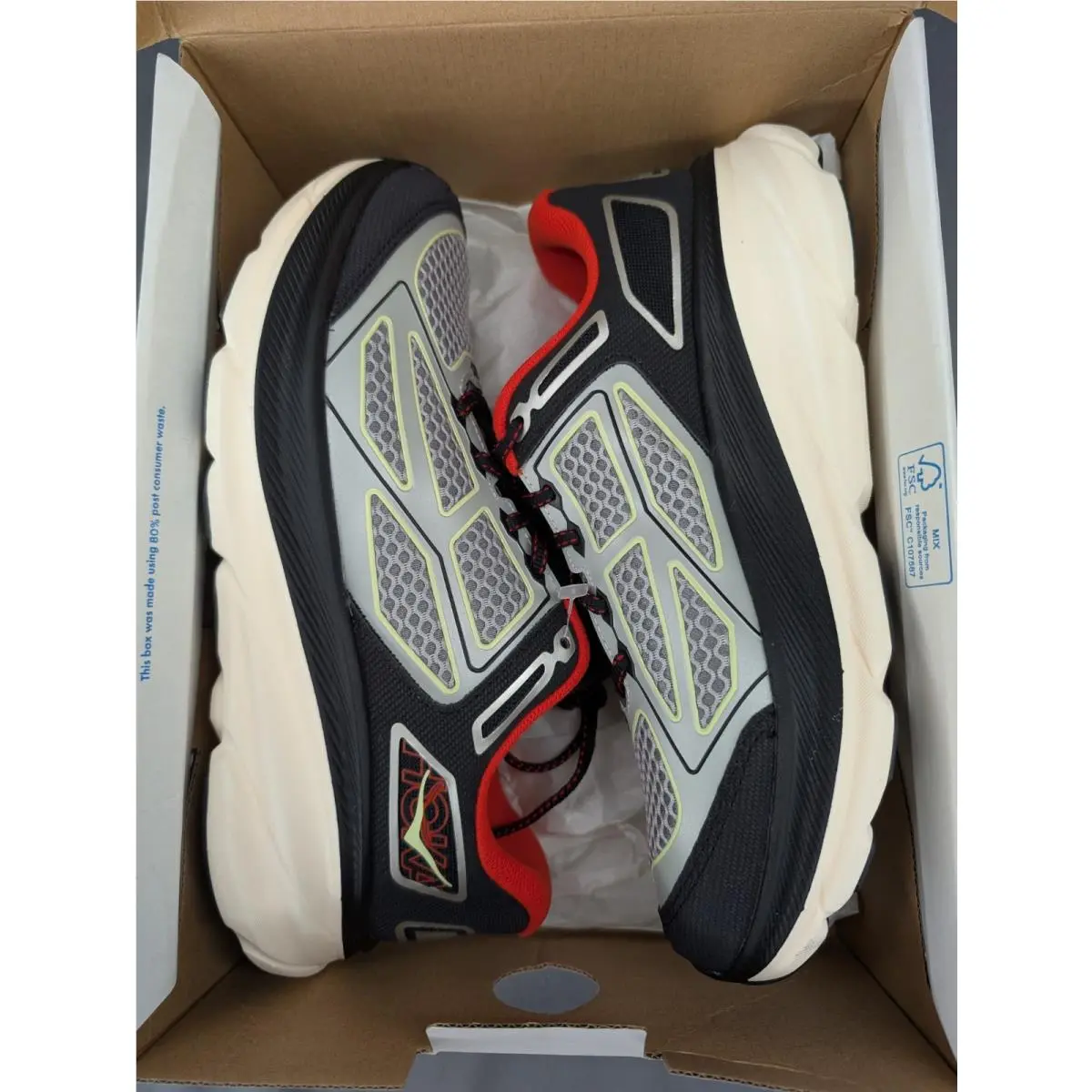 Hoka shoes - Clifton One9 - Clifton - Black/Habanero/White 5
