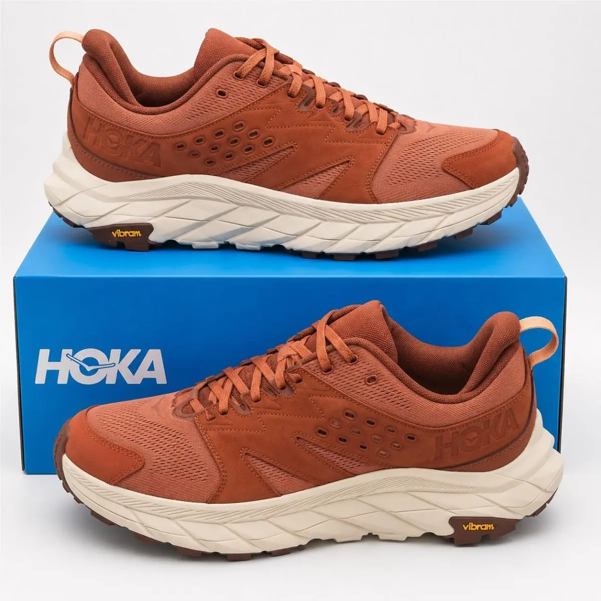 Hoka Anacapa Breeze Low Hiking Shoes Baked Clay Shortbread Men’s Size 12D