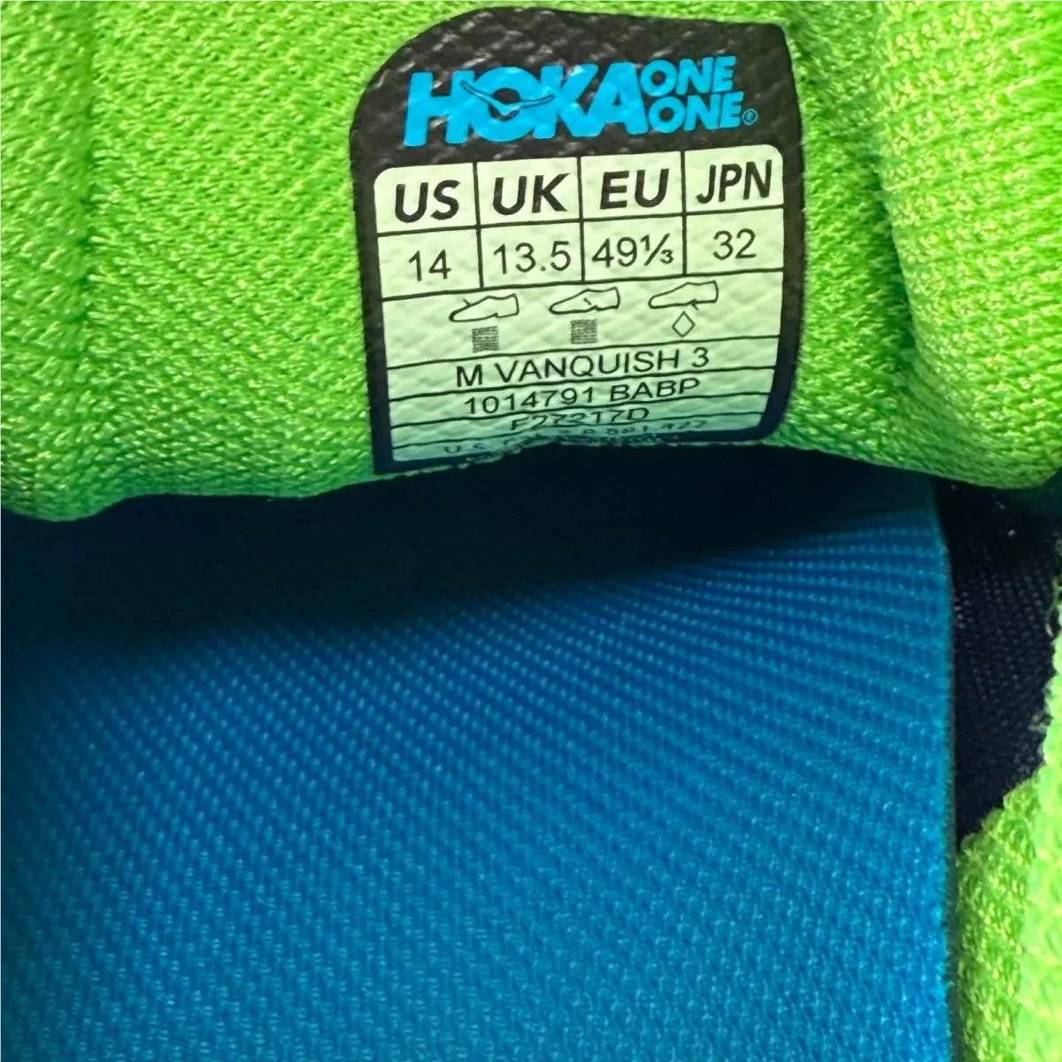 Hoka shoes - Vanquish 3 - Vanquish - Blue 13