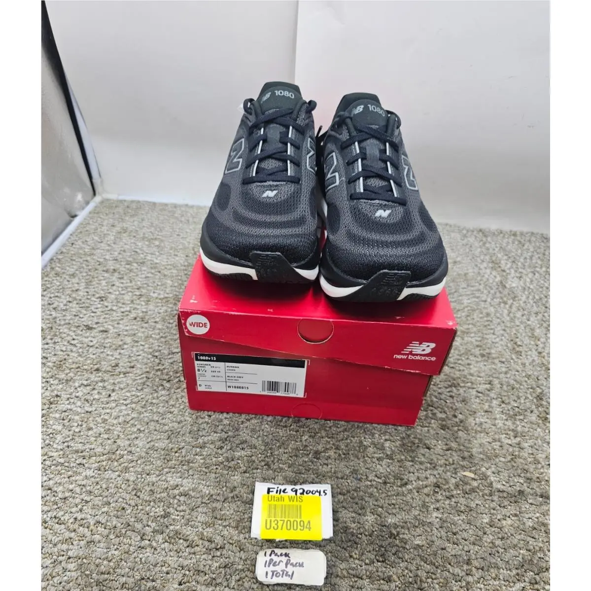 New Balance shoes - 1080v15 - W1080815 - Black Grey (UPC: 198688779988) 7