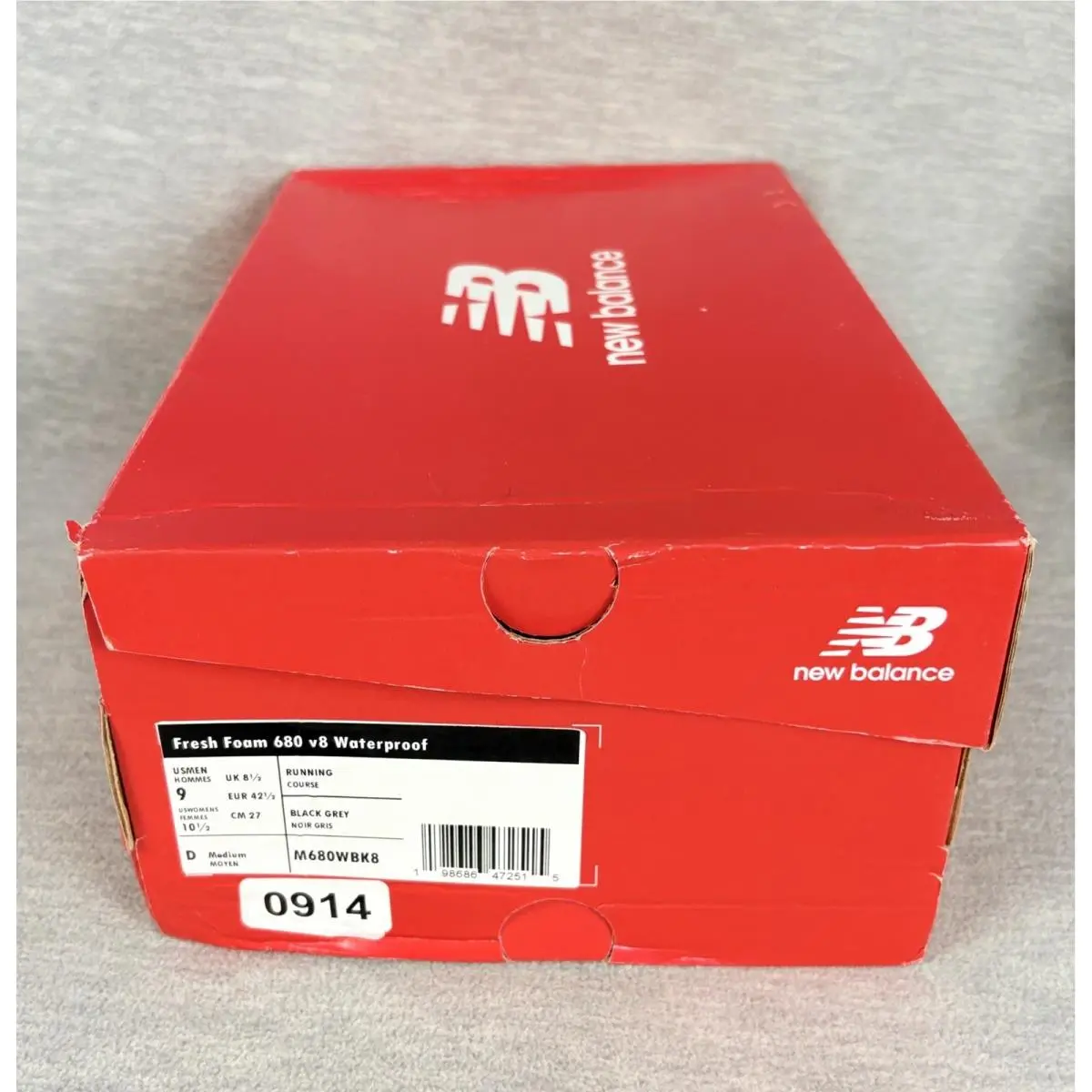 New Balance shoes - New Balance Fresh Foam 680 v8 Waterproof - Black 8
