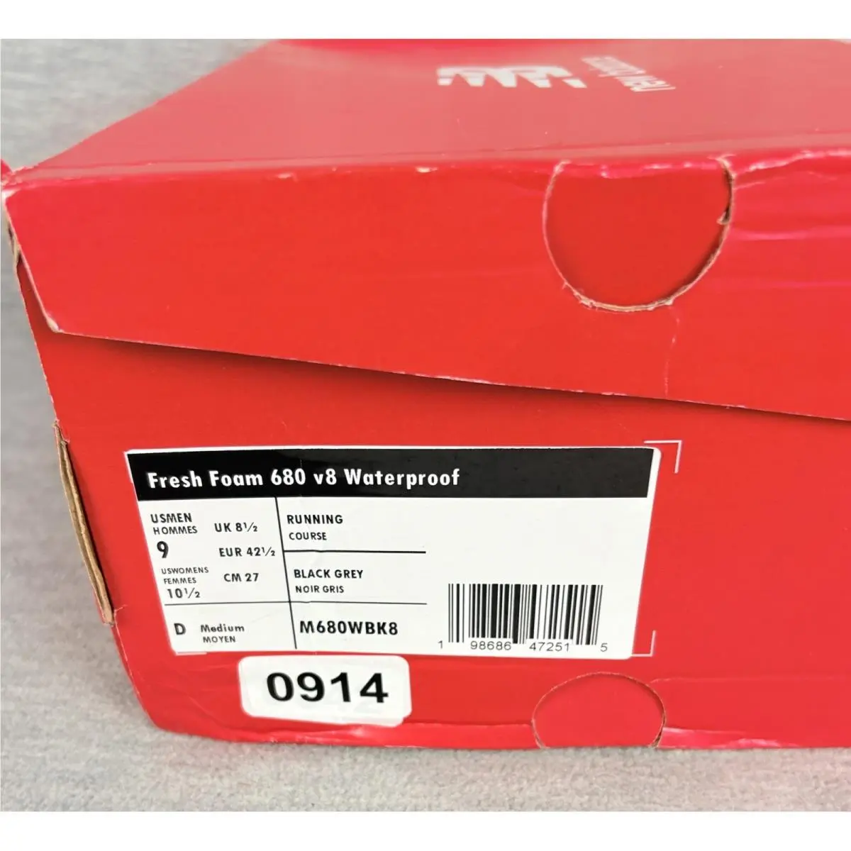 New Balance shoes - New Balance Fresh Foam 680 v8 Waterproof - Black 6