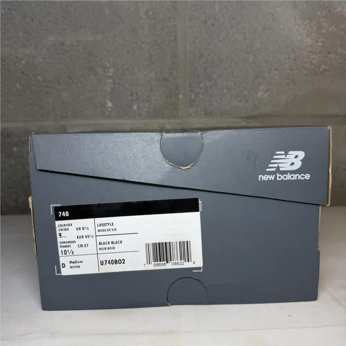 New Balance shoes - New Balance 740 - Black (UPC: 198686086217) 3