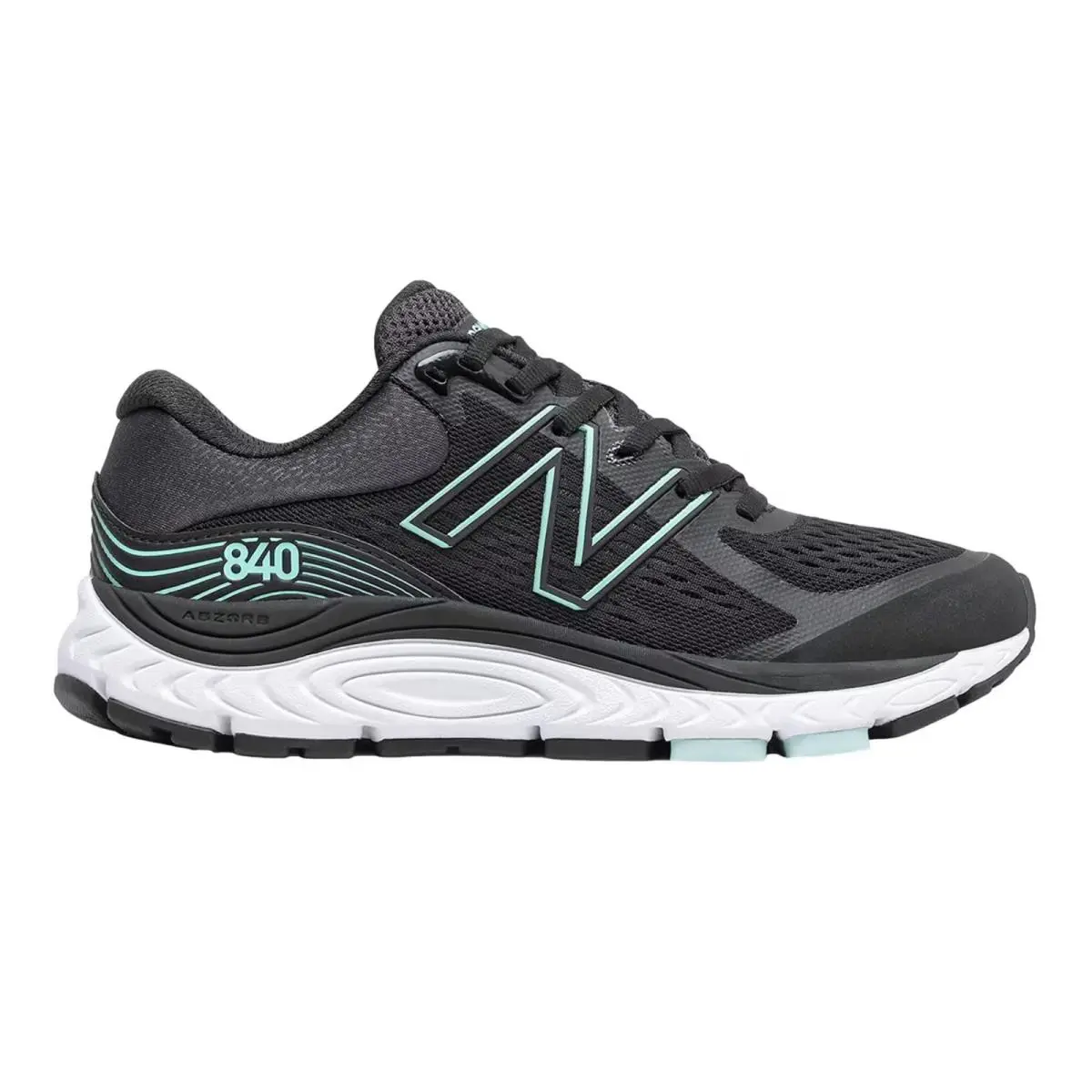 New Balance 840 V5 Black / Storm Blue W840BM5 Women`s Size 6.5 Medium