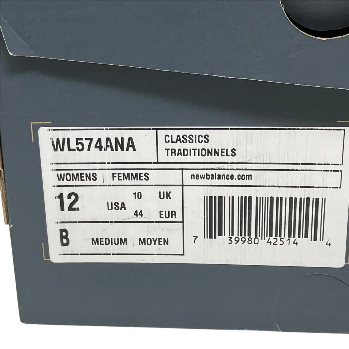 New Balance shoes - 574 - WL574ANA - Black 6