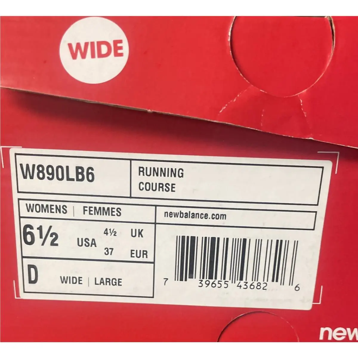 New Balance shoes - 890V6 - W890LB6 - Blue (UPC: 0739655436826) 9