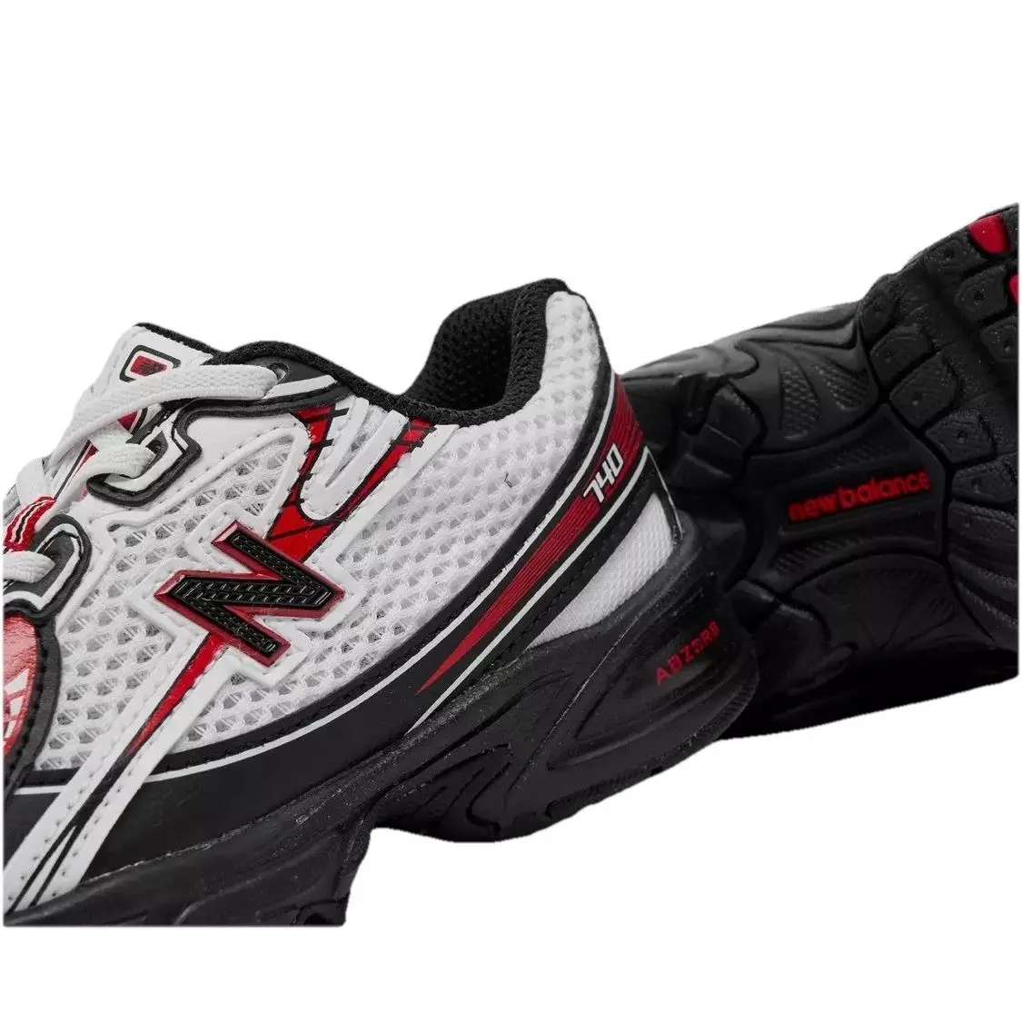 New Balance shoes - New Balance 740 - Black/Red (UPC: 0199062612389) 2