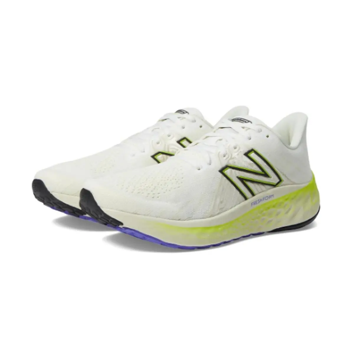 New Balance Mens Fresh Foam X Vongo v5 Sneakers US 10.5 Wide White Green