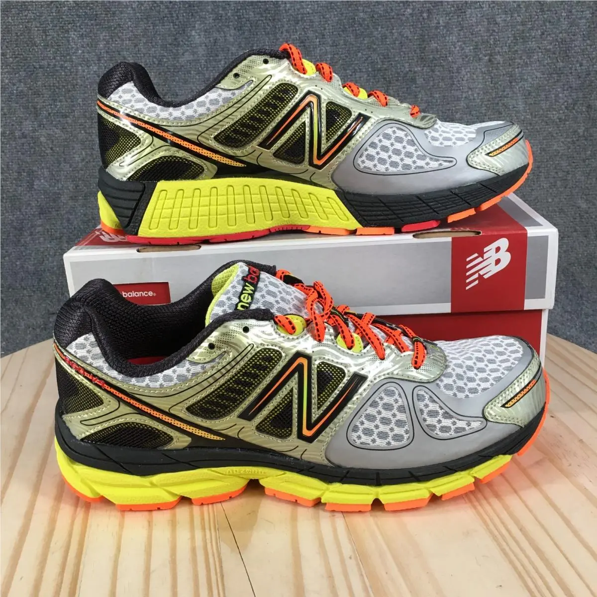 New Balance 860v4 Shoes Mens 11.5 2E Running Sneakers Lace Up Low Top Gray New