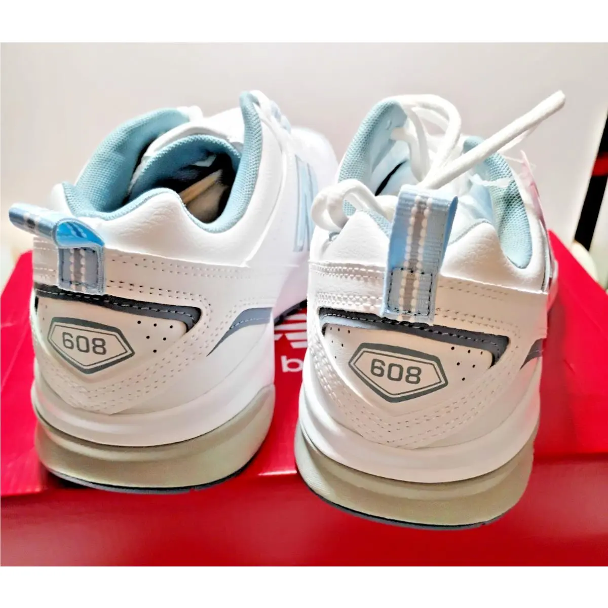 New Balance shoes - W80608V5 - WX608WB5 WIDE - White (UPC: 191902849115) 10