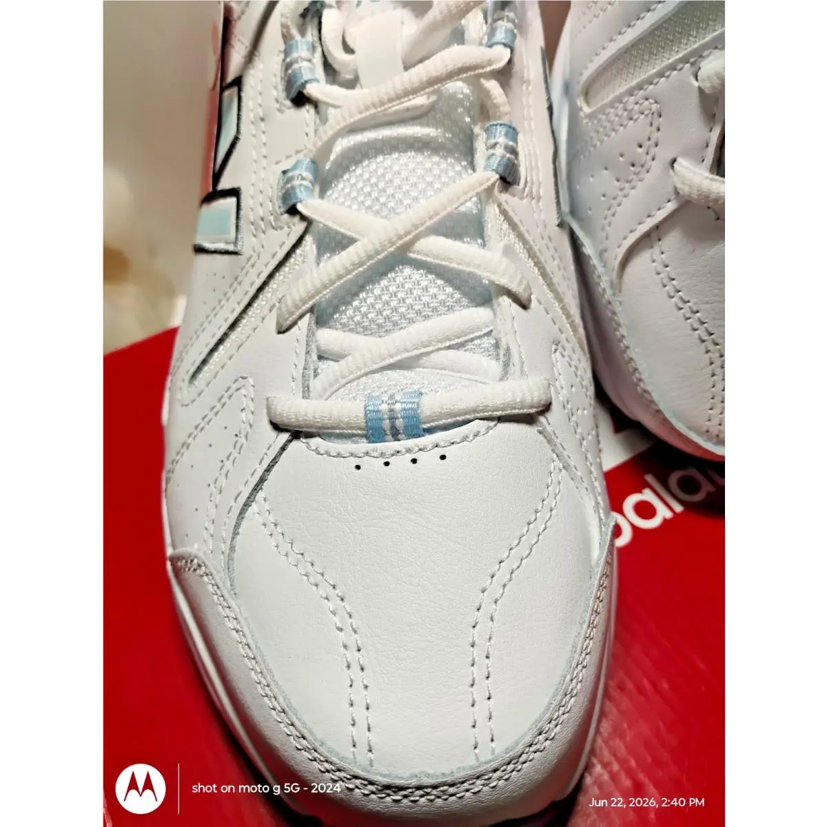 New Balance shoes - W80608V5 - WX608WB5 WIDE - White (UPC: 191902849115) 14
