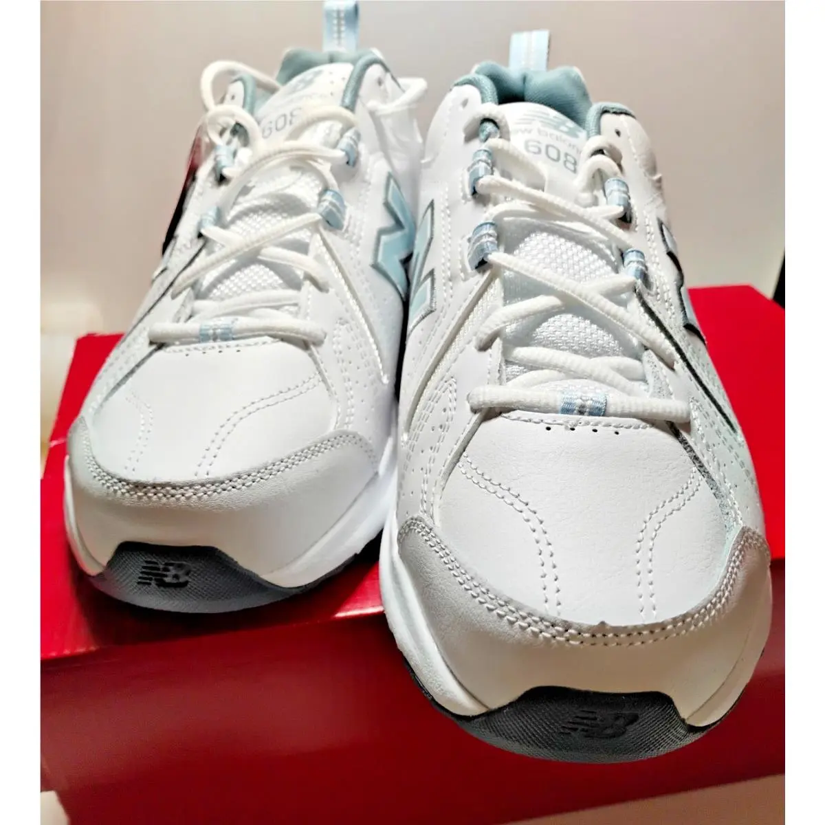 New Balance shoes - W80608V5 - WX608WB5 WIDE - White (UPC: 191902849115) 2