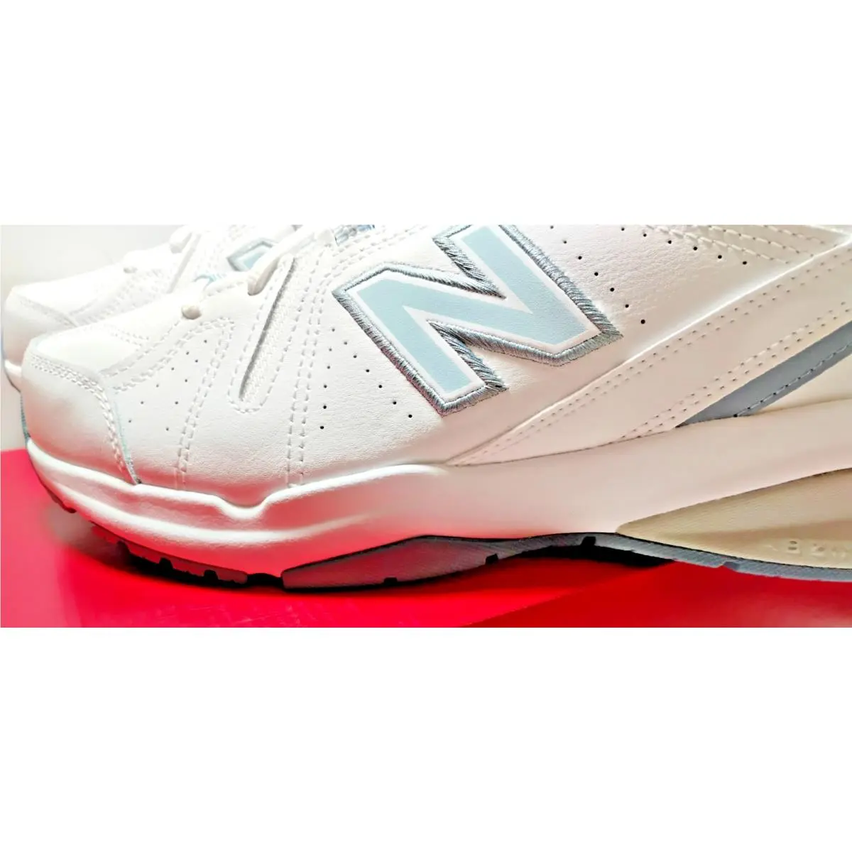 New Balance shoes - W80608V5 - WX608WB5 WIDE - White (UPC: 191902849115) 6