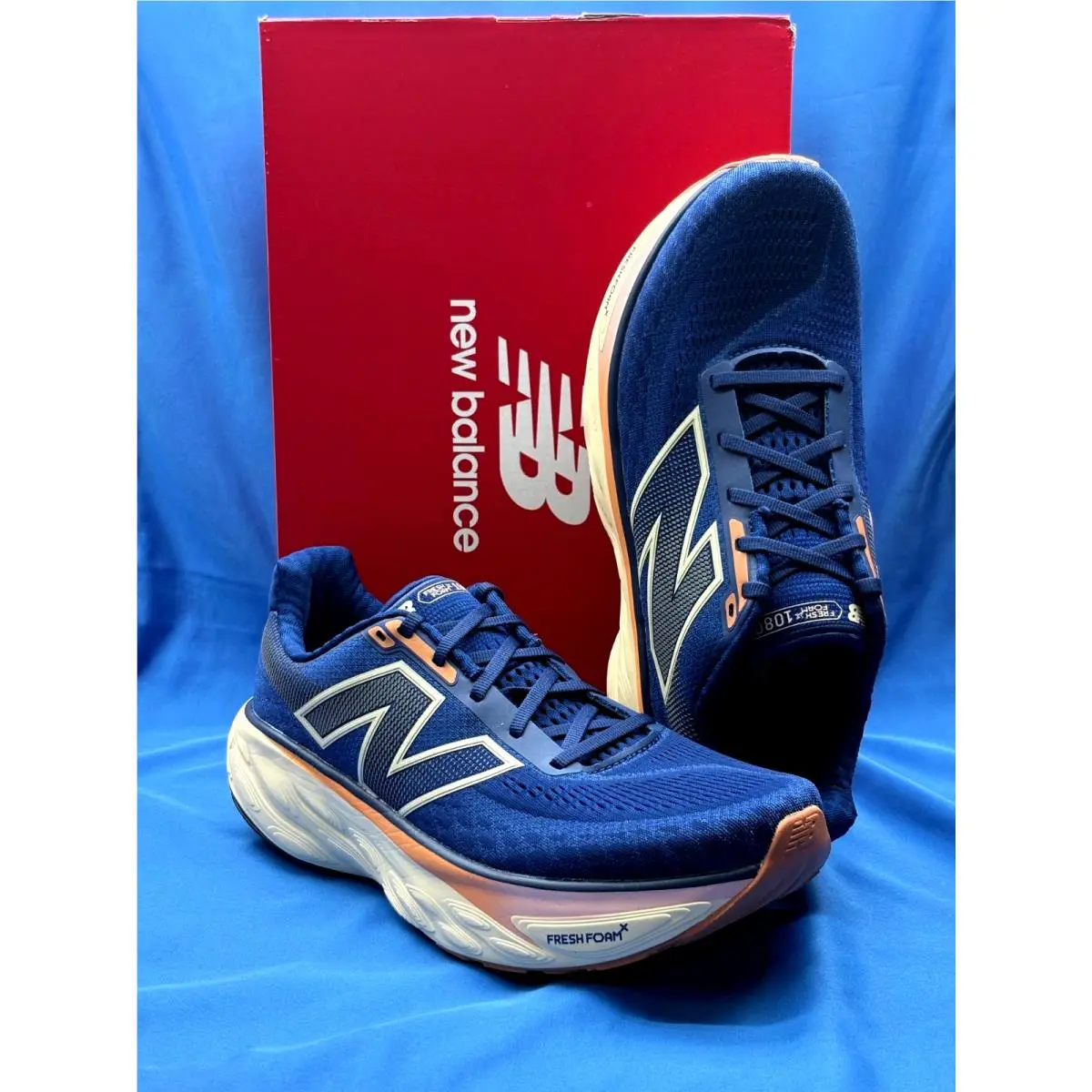 New Balance W1080N14 Blue/beige Women`s Running Shoes Medium S:10