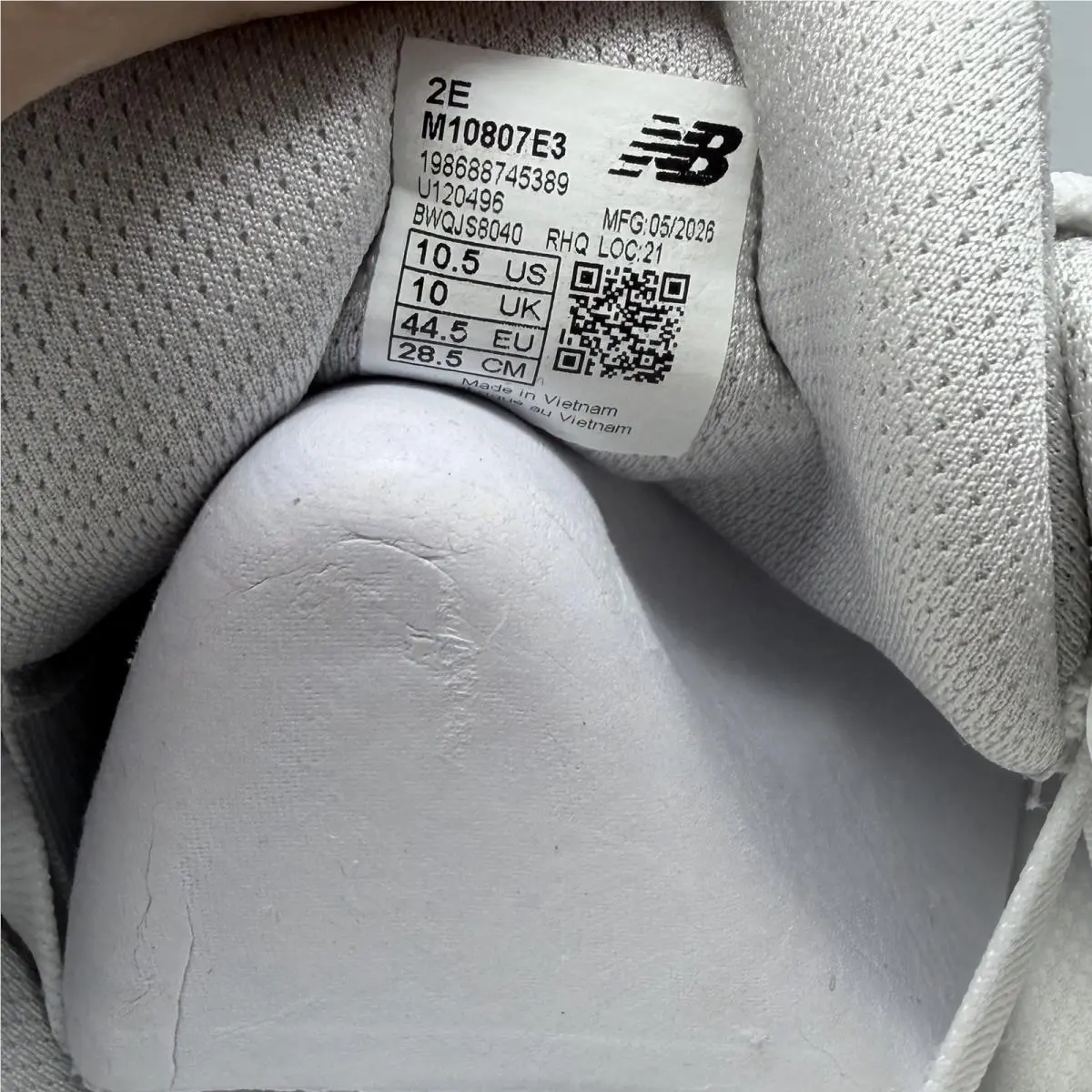 New Balance shoes - New Balance 1080 - M10807E3 - White (UPC: 0198688745389) 11