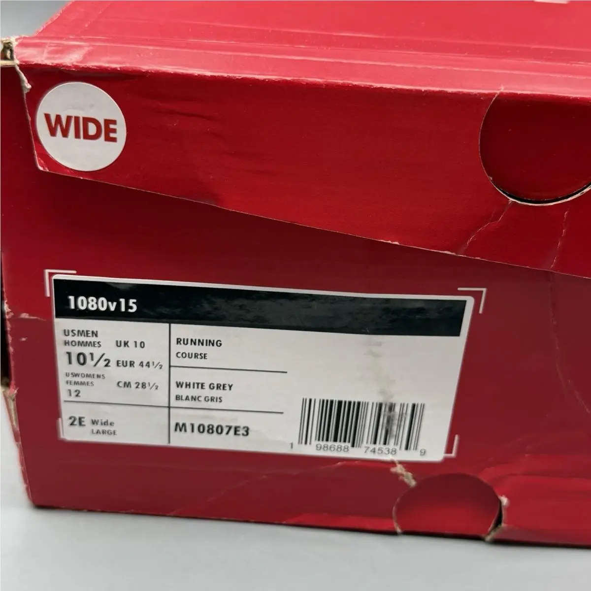 New Balance shoes - New Balance 1080 - M10807E3 - White (UPC: 0198688745389) 13