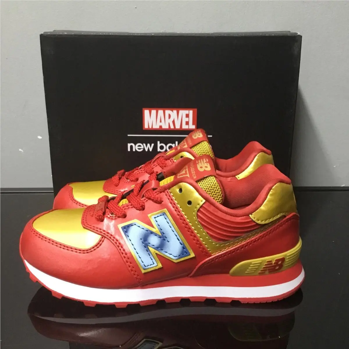 New Balance shoes - New Balance 574 - Red (UPC: 798248854546) 0