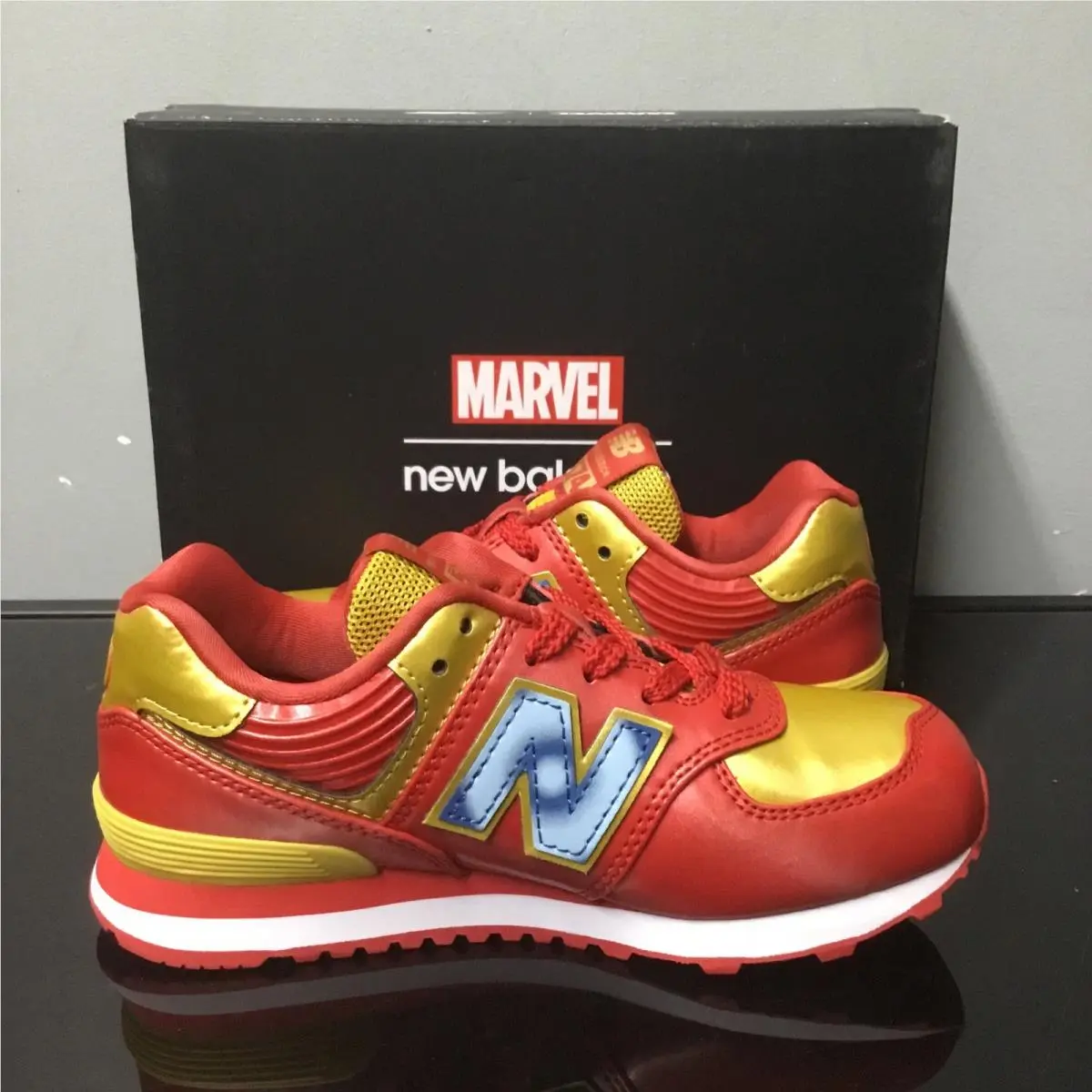 New Balance shoes - New Balance 574 - Red (UPC: 798248854546) 1