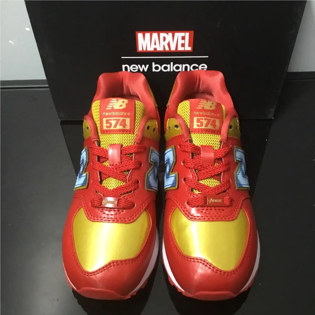 New Balance shoes - New Balance 574 - Red (UPC: 798248854546) 3