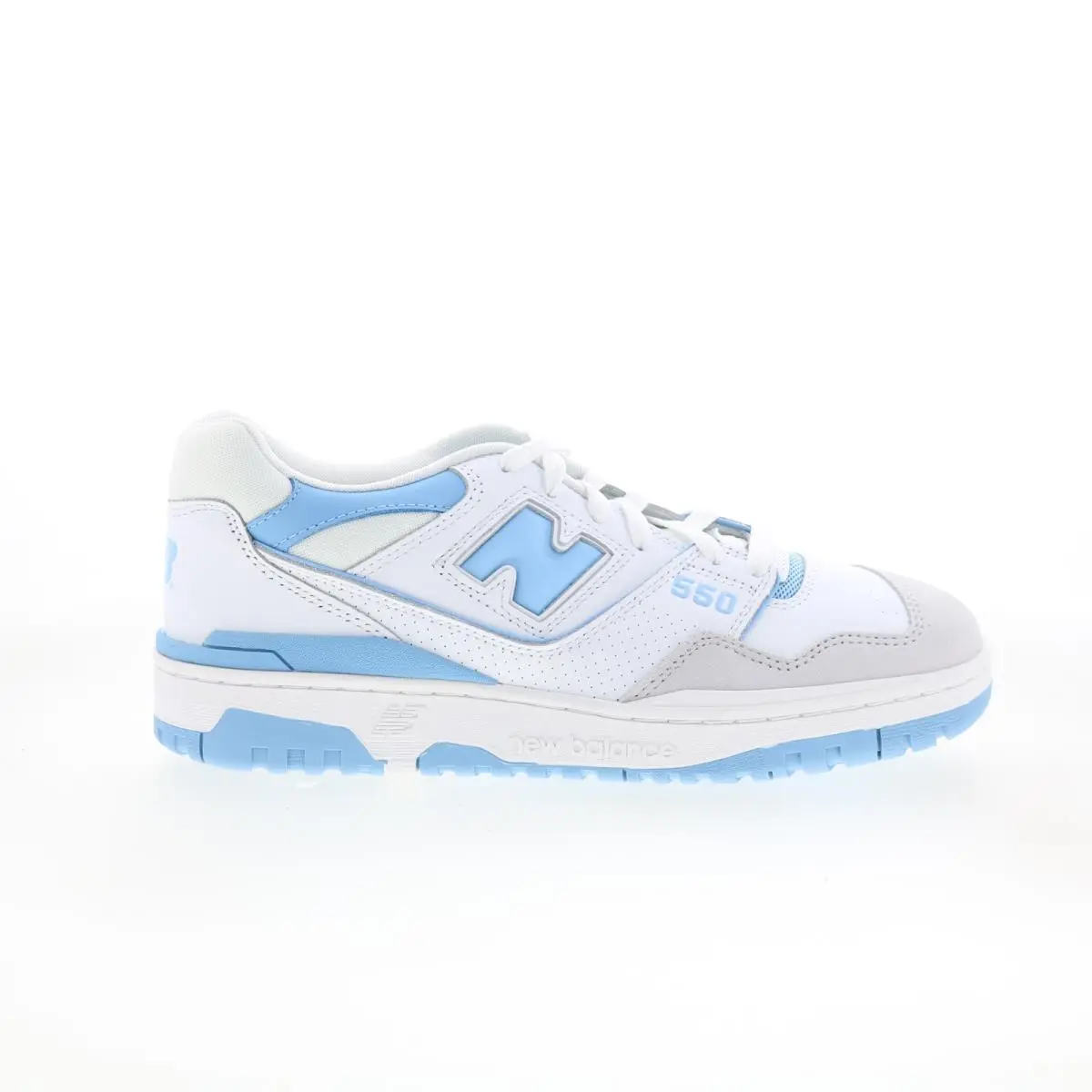 New Balance BB 550 BB550LSB Mens White Leather Lifestyle Sneakers Shoes 5.5