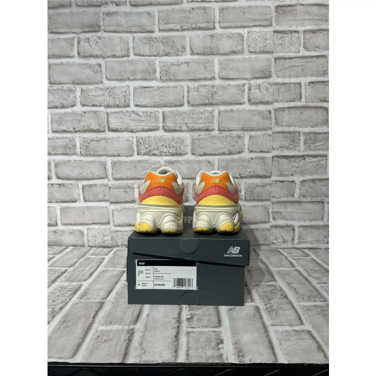 New Balance shoes - New Balance 9060 - GC9060FL - Orange, Red, White, Yellow 0