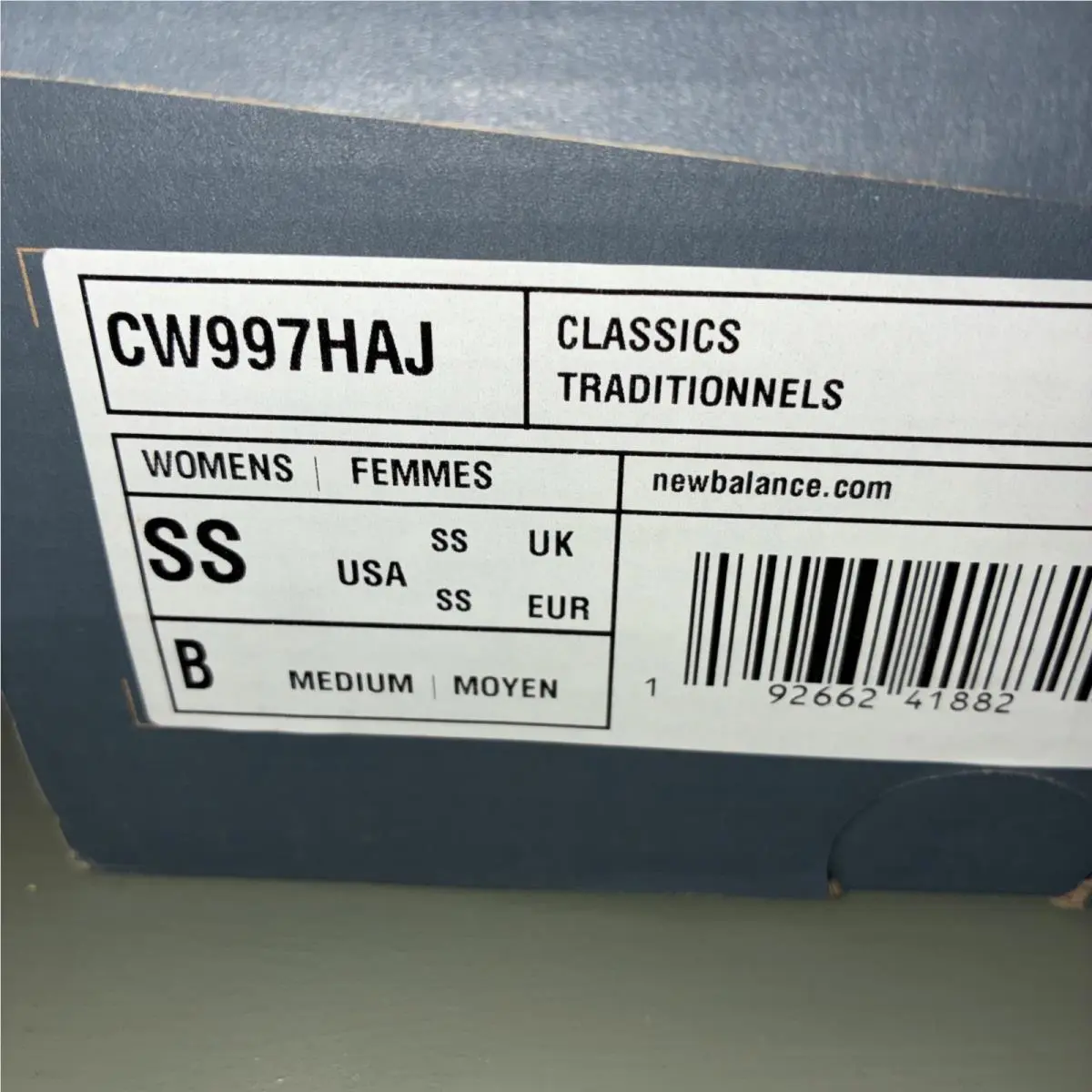 New Balance shoes - New Balance 997 - CW997HAJ - Black, Manufacturer: Black/Blue-White 18