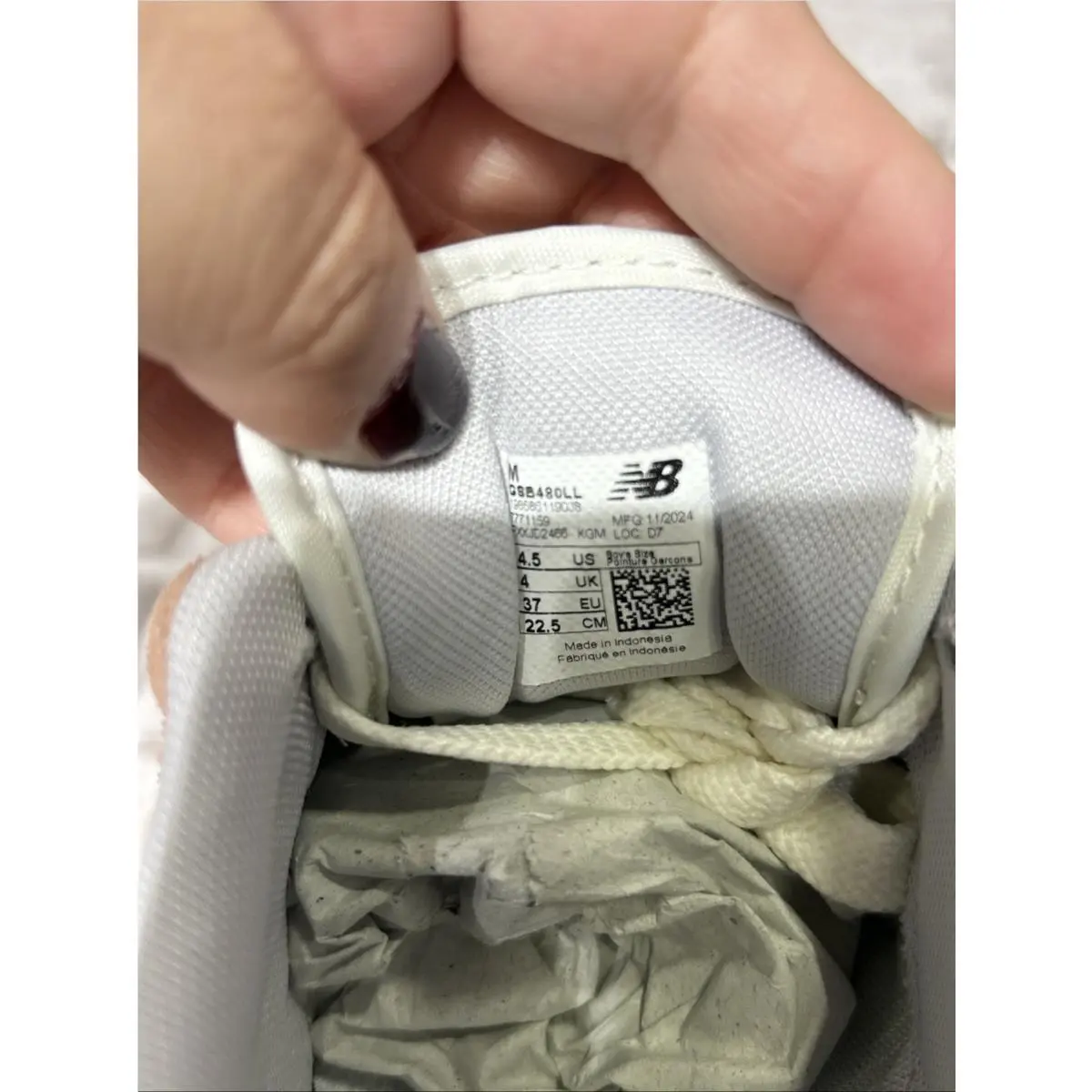 New Balance shoes - New Balance 480 - GSB480LL - White 6
