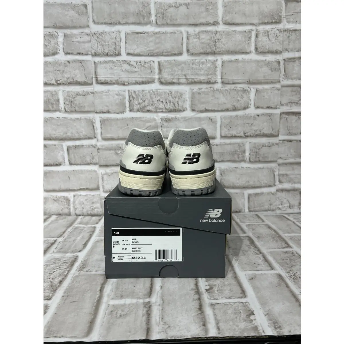 New Balance shoes - New Balance 550 - White/Grey 0