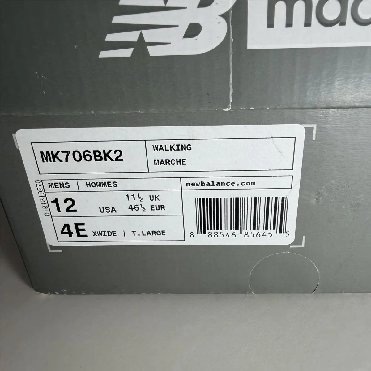 New Balance shoes - New Balance 706 - MK706BK2 - Black 1