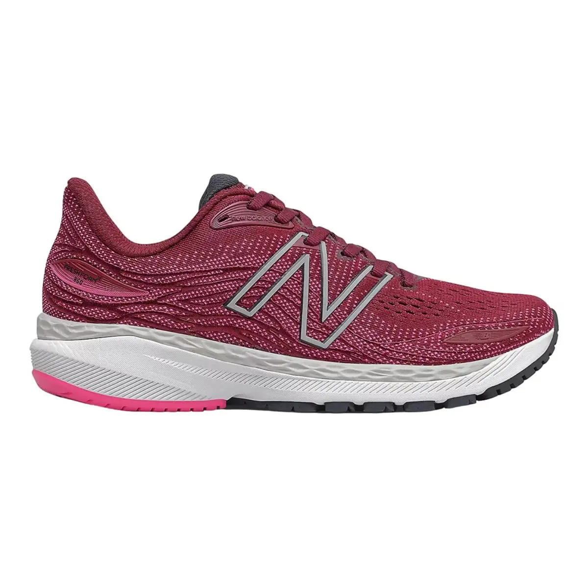 New Balance Fresh Foam x 860 V12 Garnet / Pink Glo W860P12 Women`s Size 6 Medium