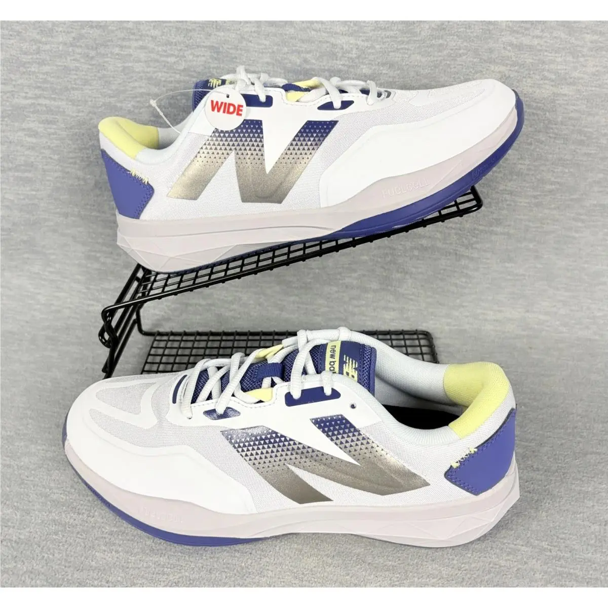 New Balance Fuelcell 796v4 Tennis Shoes Womens 10 Wide White Blue Pickleball