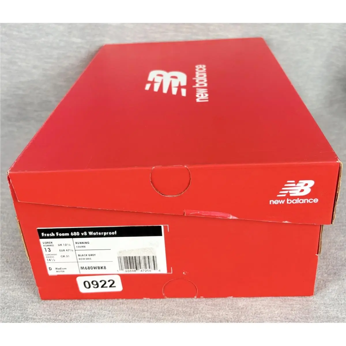 New Balance shoes - New Balance Fresh Foam 680 v8 Waterproof - Black 8